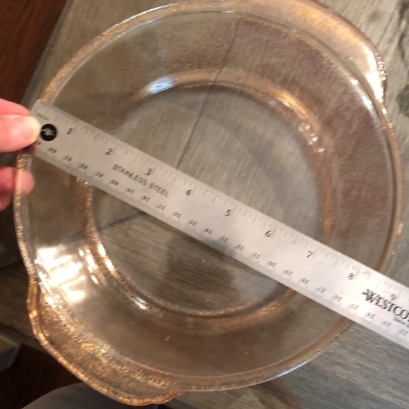 Vintage Gold Encrusted Sparkle Fire-King “Georges Briard” 2 Quart Casserole Dish - Picture 12 of 16